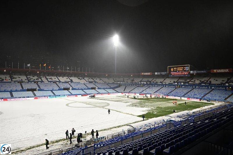 La Romareda será escenario del esperado encuentro entre el Real Zaragoza y el Andorra, tras suspenderse debido a las inclemencias climáticas