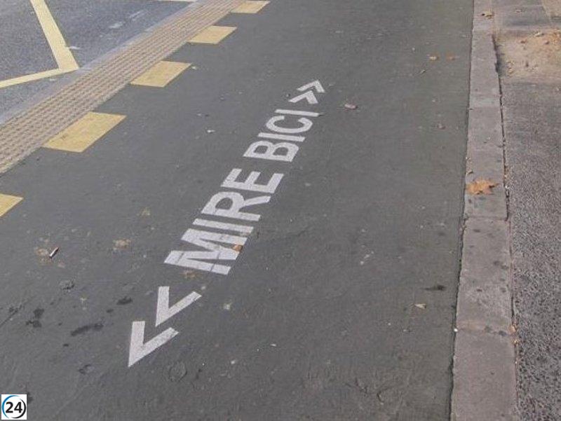 Grupos ciclistas de Zaragoza impulsan un carril bici en el paseo Pamplona y María Agustín