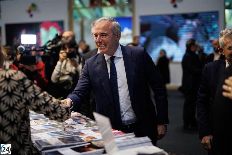 El alcalde de Zaragoza, Jorge Azcón, destaca la riqueza gastronómica de Aragón en Fitur y presenta un ambicioso plan de inversión de 86 millones en favor de la sostenibilidad.