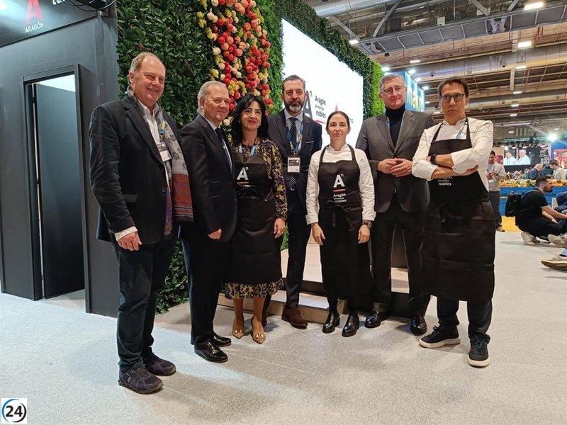 La riqueza gastronómica de Aragón sorprende en Madrid Fusión con productos únicos de sus tres provincias.