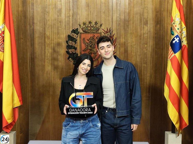 Naira Moreno y Juanjo Bona, de OT, pregoneros en las Fiestas del Pilar 2024.