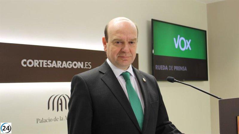 VOX no condiciona su apoyo a agricultores y ganaderos aragoneses a los incidentes en La Aljafería.
