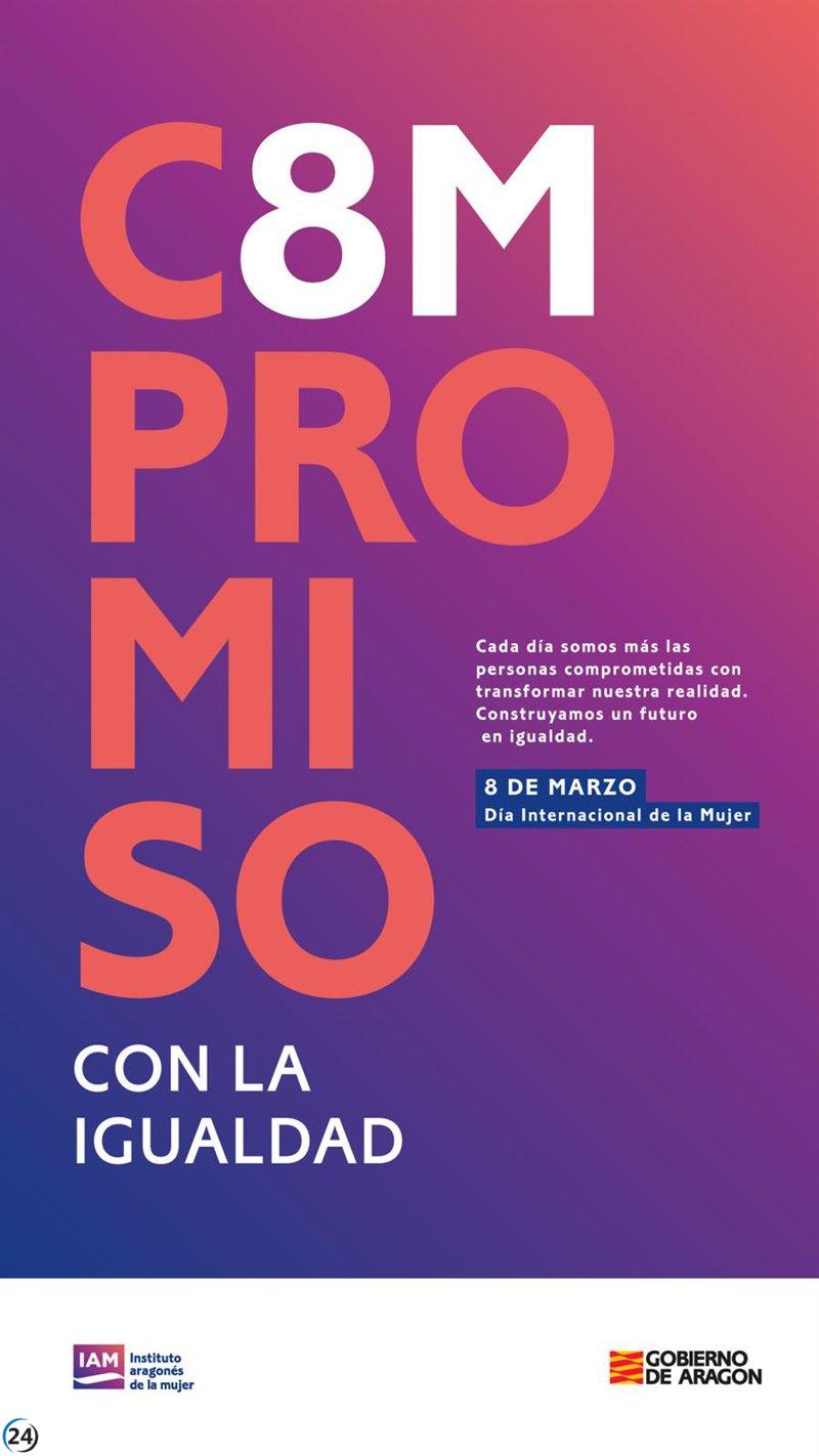 El Instituto Aragonés de la Mujer conmemora el 8M con actividades sobre emprendedoras y cine feminista