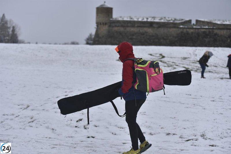 El Pirineo de Huesca y la Ibérica zaragozana en alerta por nieve y viento este viernes.