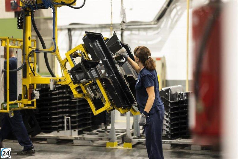 Aragón supera la media nacional con un aumento del 3,5% en la producción industrial en diciembre.