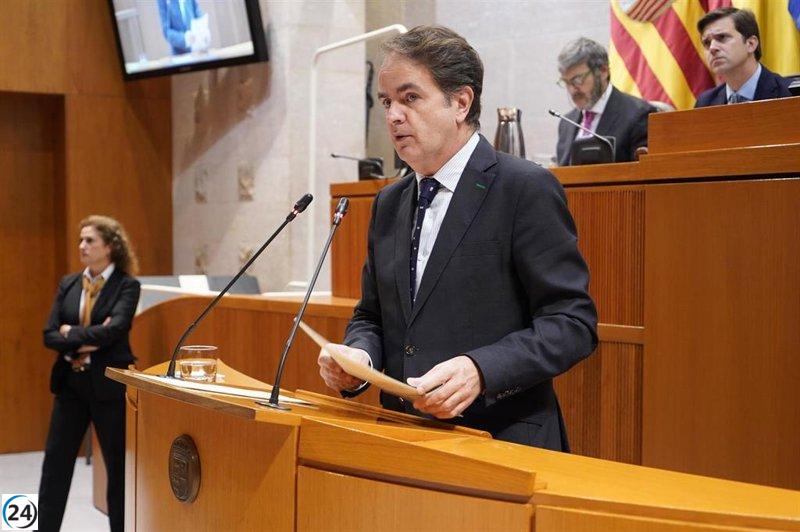 La prórroga de los PGE deja un agujero de 1.000 millones en las cuentas de Aragón, según el gobierno regional.