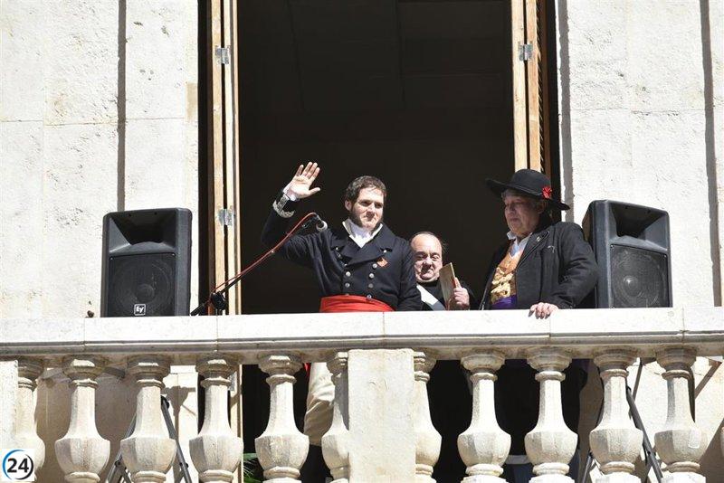 El general Palafox motiva a las tropas en recreación de Los Sitios con un grito de ¡Viva Zaragoza!