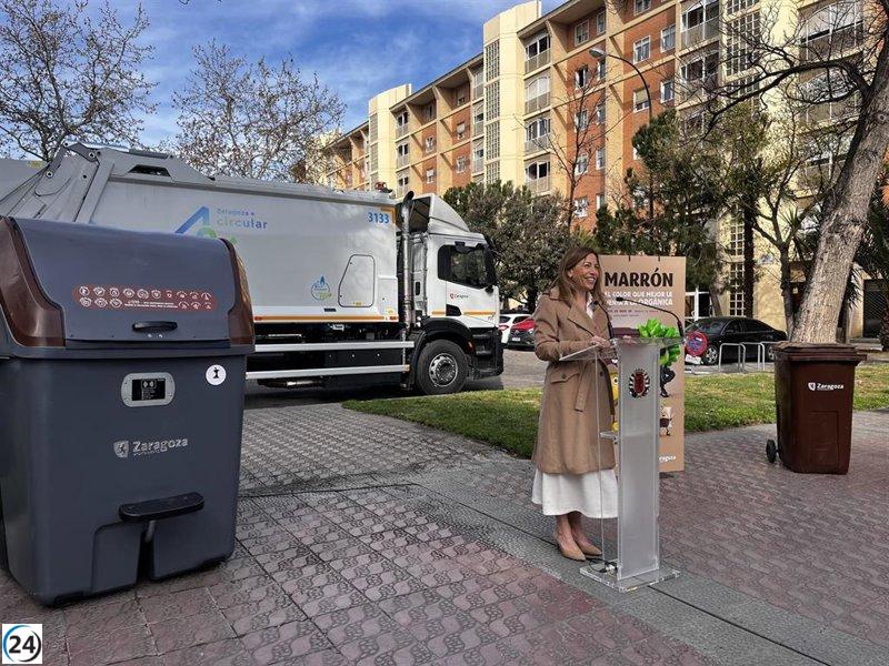 Zaragoza implementará 2.000 contenedores para residuos orgánicos en todos los barrios a partir de abril.
