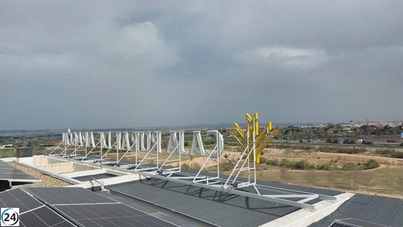 El edificio Náyade en PLAZA apuesta por la energía solar con placas instaladas en su cubierta.