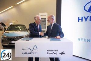 Hyundai se incorpora a Mobility City tras firmar convenio con Fundación Ibercaja.