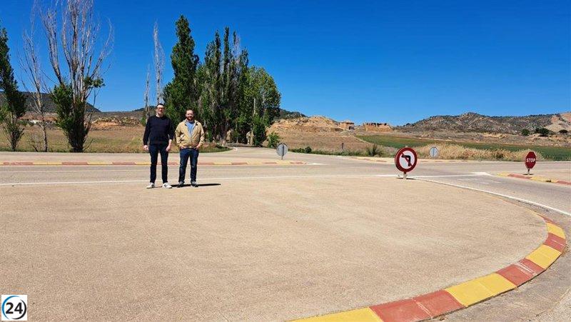 El PSOE demanda mejoras en el enlace de la A-1402 con el paseo de las Minas en Andorra, Teruel.