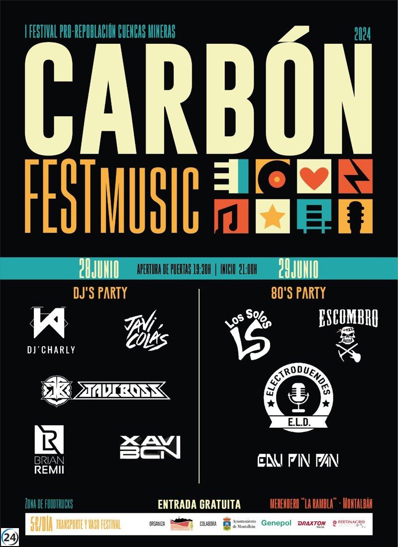 El I Festival Pro-Repoblación ‘Carbón Fest’ llega a las Cuencas Mineras el 28 y 29 de junio.