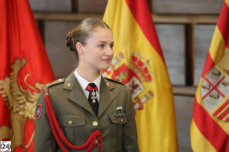 La Princesa Leonor elogia el trato amable y respetuoso de los aragoneses tras ser distinguida.