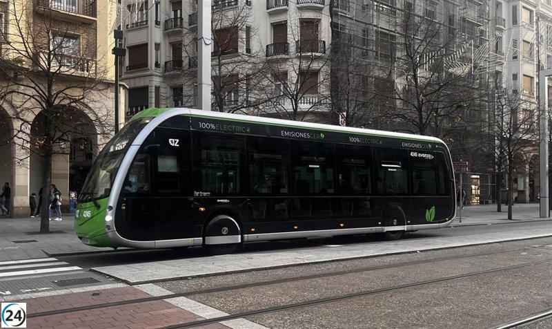 Zaragoza obtiene millonaria subvención para abaratamiento del transporte público en 2023.