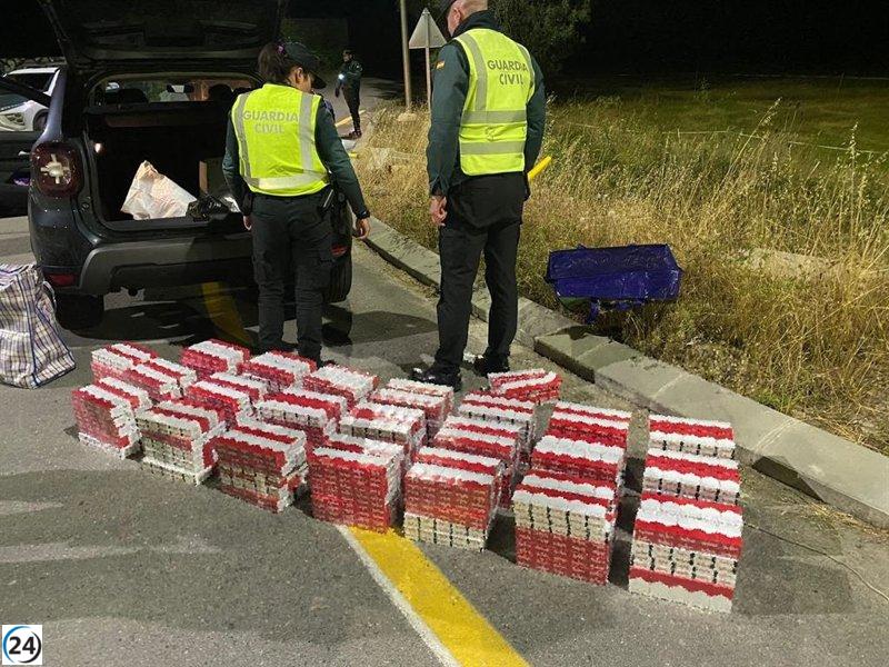 Desmantelado contrabando de tabaco en Sabiñánigo con más de 2.000 cajetillas incautadas