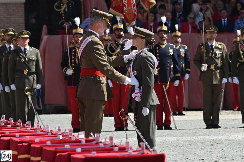 La Princesa Leonor se gradúa en la AGM con una formación en valores y conocimiento.