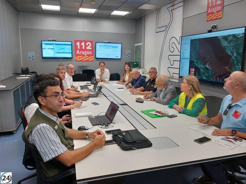El incendio en El Pueyo de Araguás controlado tras arrasar 134 hectáreas.