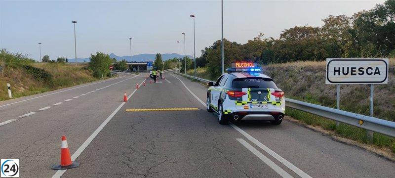 La Guardia Civil de Huesca realiza numerosos controles de alcoholemia y drogas en San Lorenzo