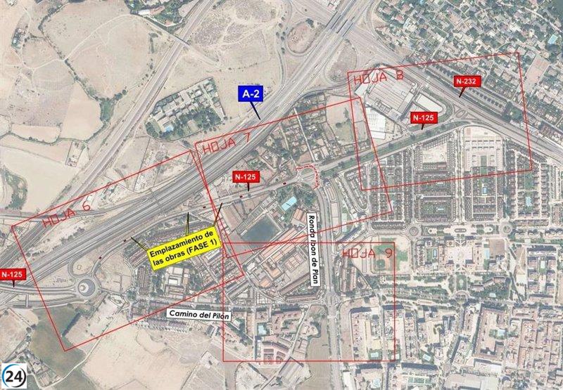 Obras de integración urbana de la carretera del Aeropuerto causarán desvíos a partir del lunes