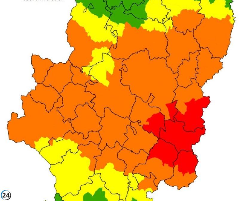 El Bajo Ebro Forestal en alerta máxima por incendios en Aragón