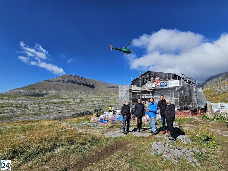 El refugio de Góriz completará su expansión después de casi dos décadas de trabajos.