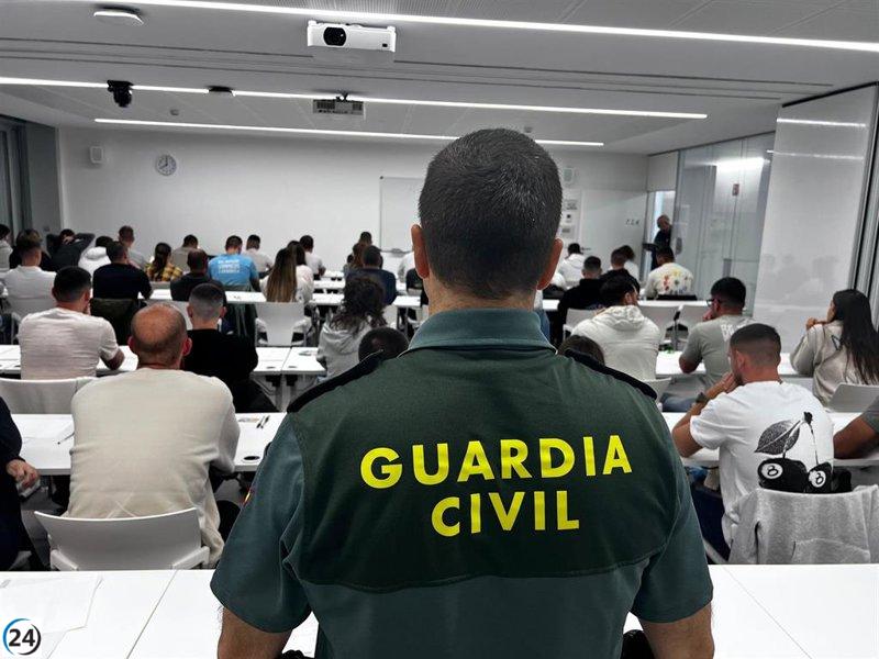 Más de 1.200 candidatos realizan pruebas en Zaragoza para unirse a la Guardia Civil en Aragón y Cataluña