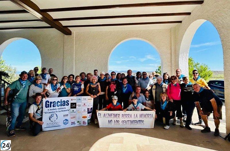Gran participación en la X Andada Solidaria de la asociación de familiares de enfermos de alzhéimer en Monzón