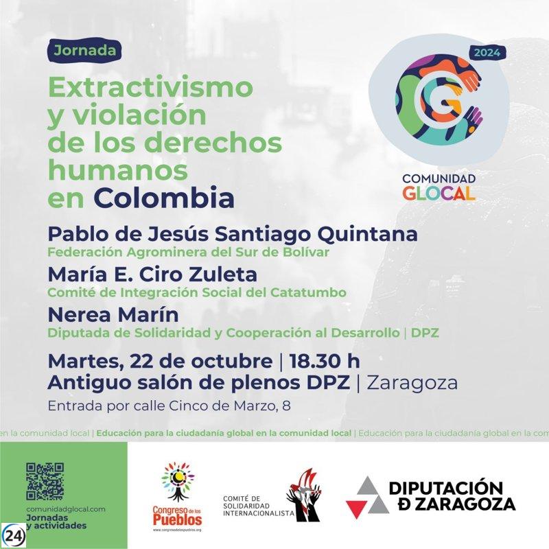 Diputación de Zaragoza estudia la explotación de recursos en Colombia.