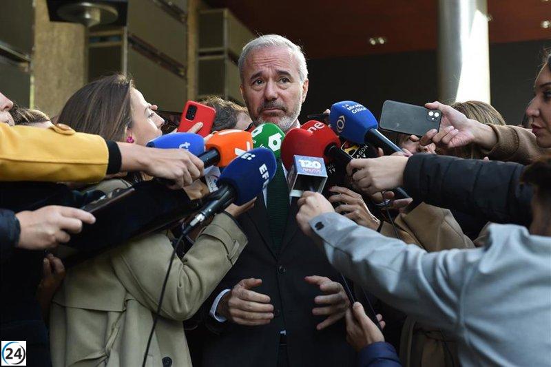 Jorge Azcón pide a Yolanda Díaz que asuma sus responsabilidades ante la candidatura de Errejón.