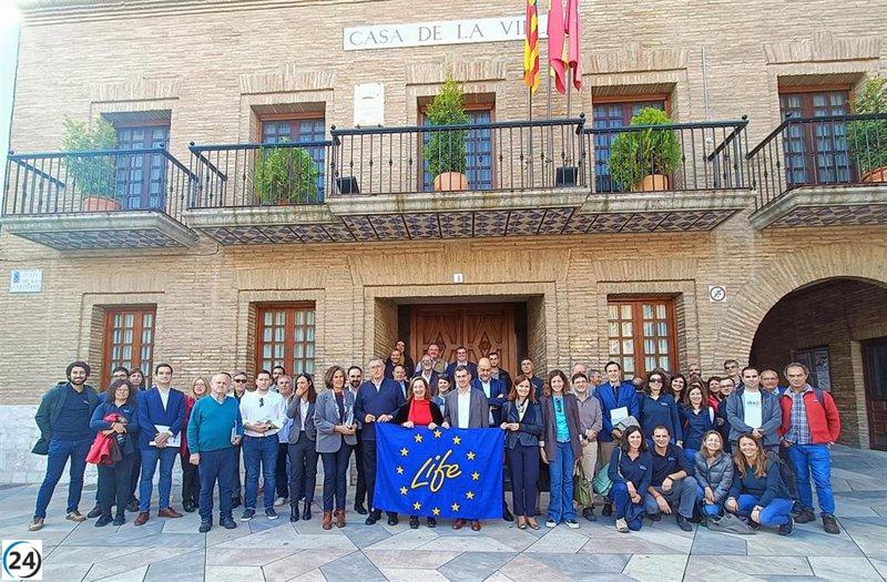 Aragón impulsa el uso de fondos europeos para aliviar el impacto de las inundaciones en el Ebro medio.