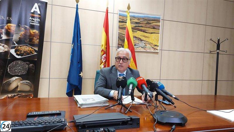 Aragón destina 8,2 millones de euros más en apoyo a la sequía.