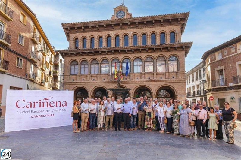 Cariñena presentará su candidatura a Ciudad Europea del Vino 2025 en Bruselas este jueves.