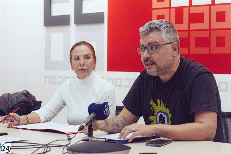 CCOO critica los recortes de Correos y demanda un aumento en actividades e ingresos.