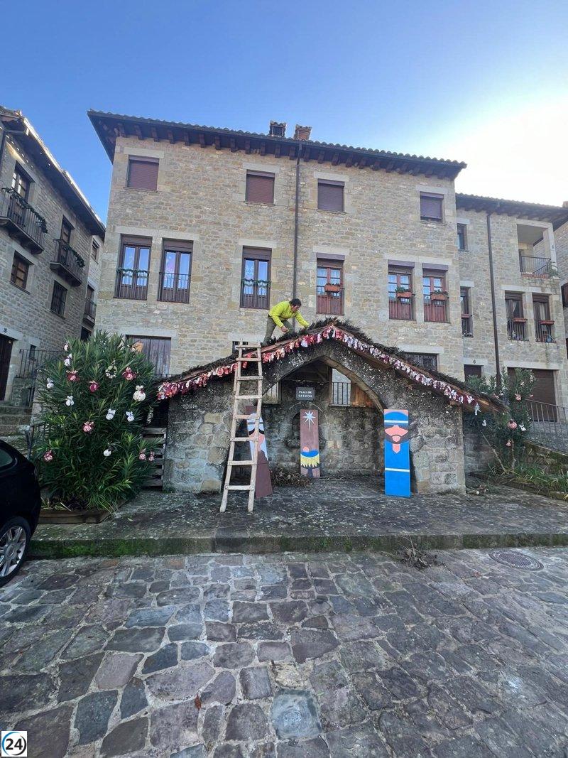 Sos del Rey Católico (Zaragoza) transforma su encanto navideño con 'Un Cuento de Navidad' al estilo de Alsacia.