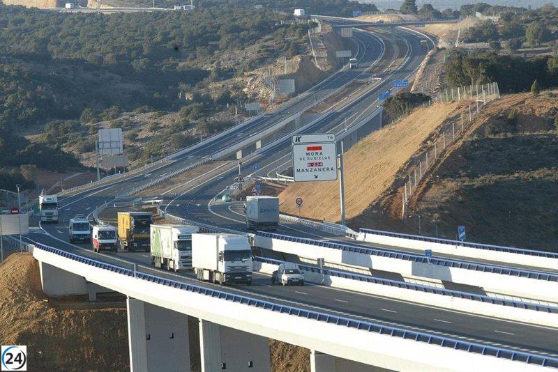 Se anticipan más de 1,8 millones de viajes en las carreteras de Aragón esta Navidad.