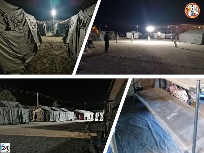 ATME solicita contenedores en San Gregorio para alojar a soldados en Bétera, Valencia.