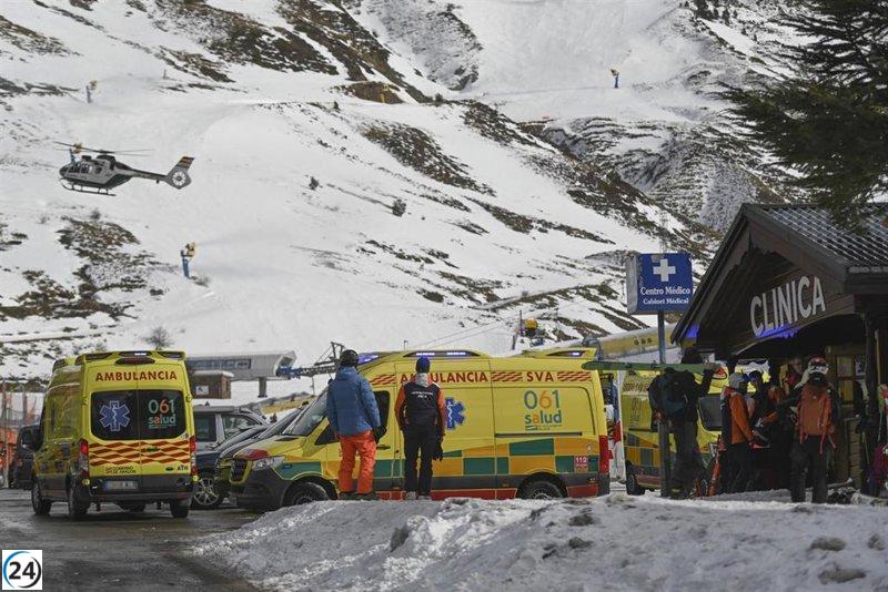 Mejora notable en la salud de las dos jóvenes hospitalizadas tras el accidente en Astún.
