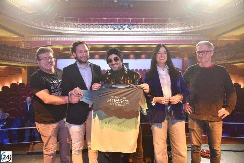 David Bustamante se convierte en embajador de la campaña turística 'Huesca, la magia de tu provincia'.