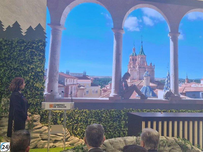 Teruel brilla en Fitur con su patrimonio mudéjar, modernismo, fósiles, romance y astros.
