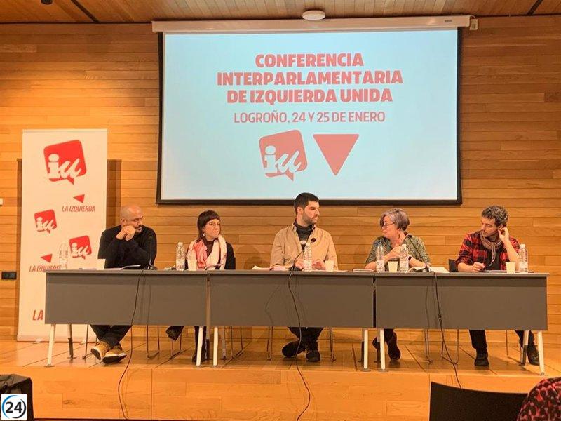 IU Aragón analiza en Logroño el modelo productivo, la vivienda y la salud en su Interparlamentaria.