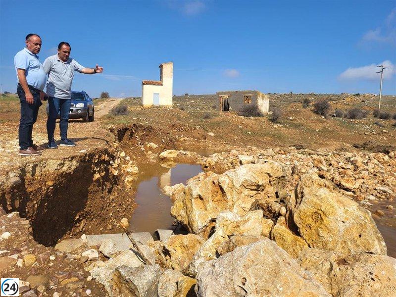 Inversión en caminos rurales supera los 2 millones tras tormentas extraordinarias en la DPT.