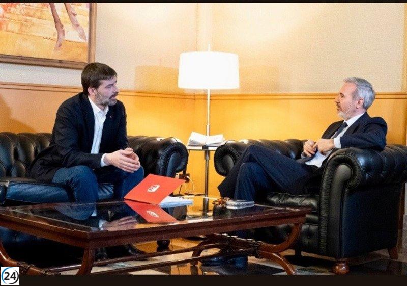 Sanz (IU) insta a Azcón a abogar en el PP por el enfoque de despoblación en la financiación, rechazando la 