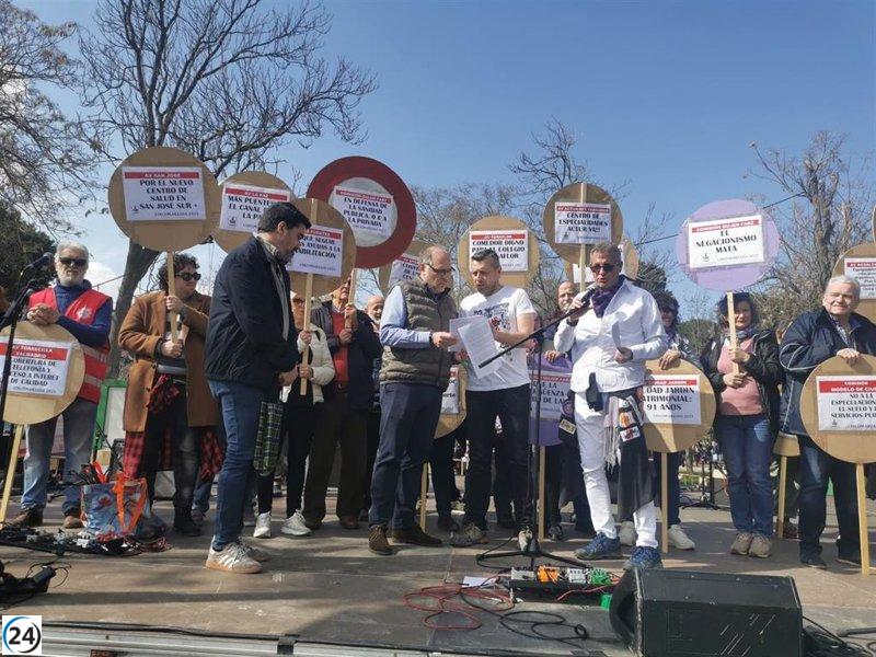 El Ayuntamiento de Zaragoza responde a las demandas de la Cincomarzada sobre vivienda y transporte.