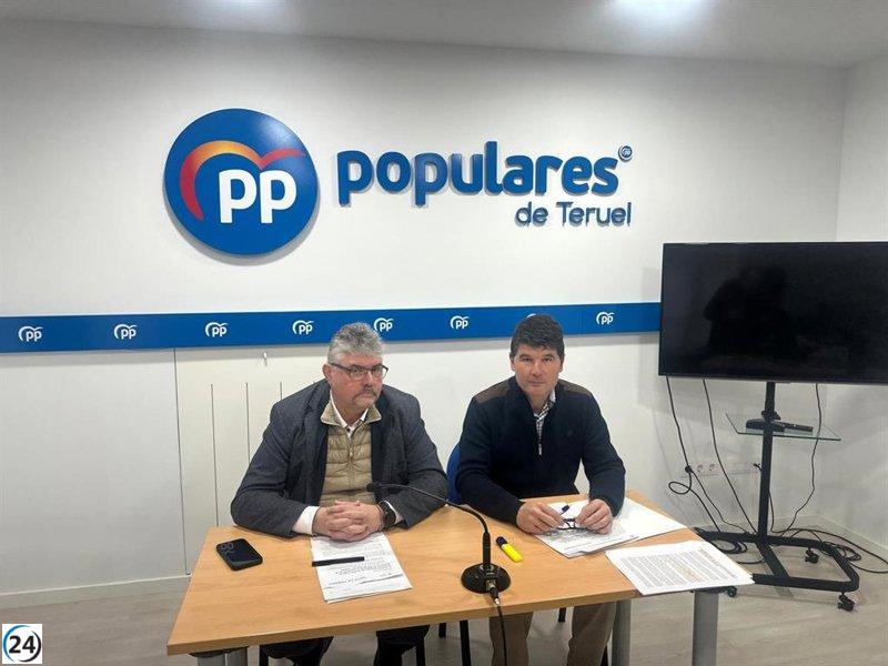 El PP de Teruel reclama al Gobierno de Sánchez que la provincia sea beneficiaria de las ayudas por sequía.