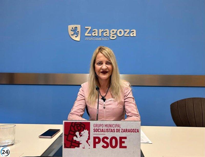 El PSOE critica a Chueca por su escasa información sobre el Parque de Atracciones de Zaragoza.