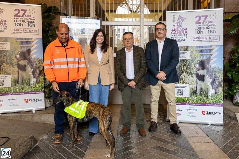 El Parque del Agua será el escenario de la III Andada Canina y Familiar de Zaragoza Kalibo 5K el próximo 27 de abril.