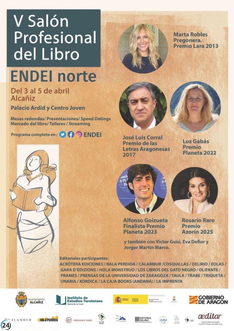 Alcañiz se prepara para el V Salón Profesional del Libro de ENDEI del 3 al 5 de abril.