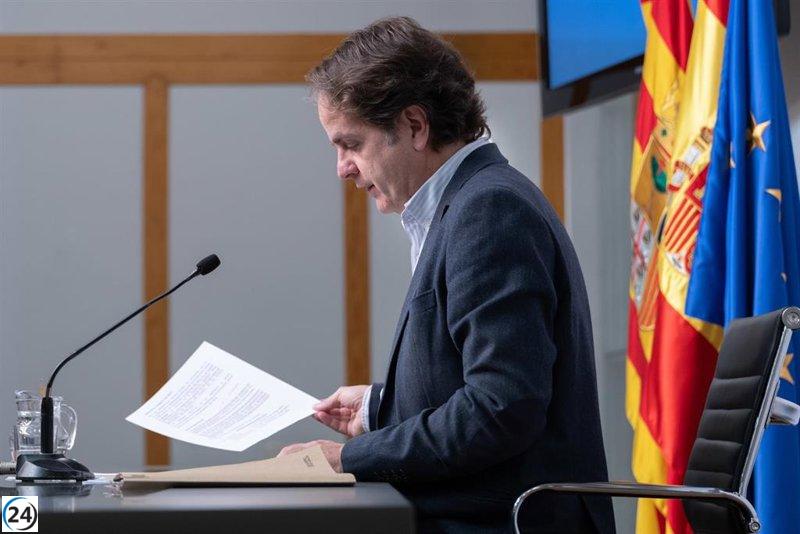 Bermúdez de Castro advierte que los Presupuestos en Aragón aún están en una fase temprana y que su aprobación está lejos.