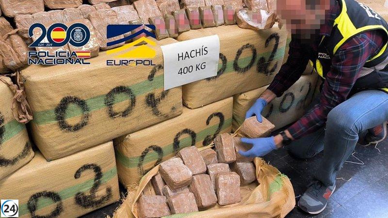 Cinco detenidos en Jaca con 400 kilos de hachís rumbo a Francia.