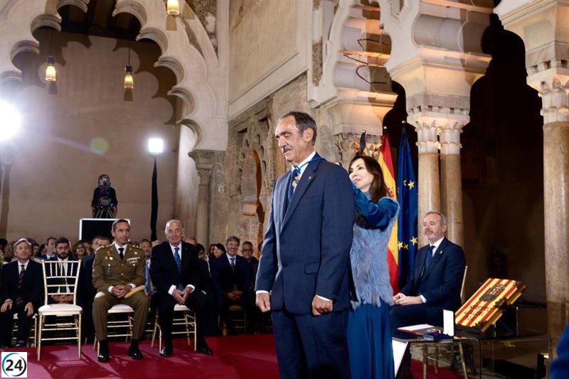 La presidenta del Parlamento de Aragón resalta la nobleza y tenacidad de los aragoneses, al igual que Goya.